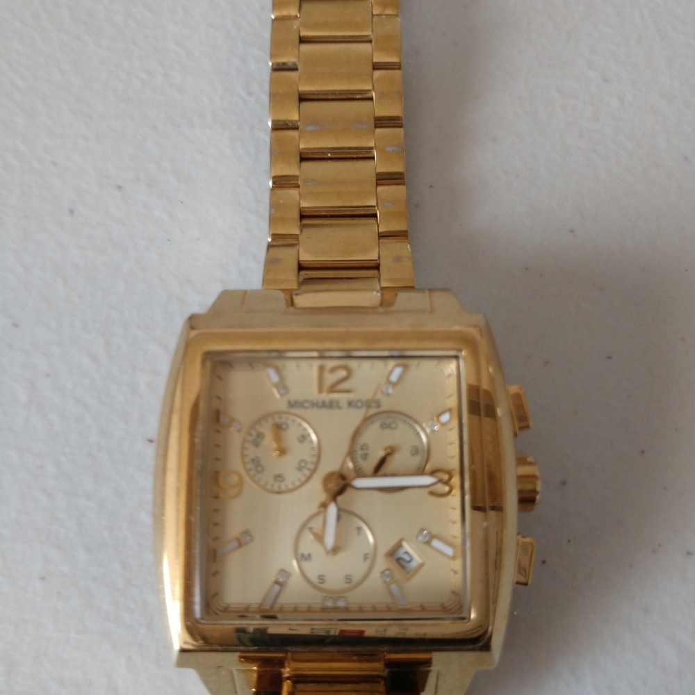 Michael Kors Unisex gold watch